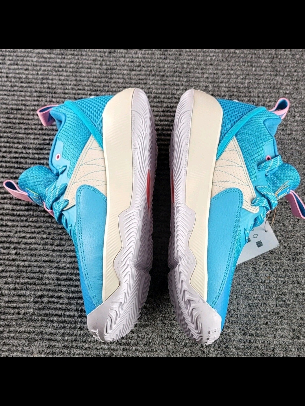 adidas Dame Certified EXTPLY 2.0 Signal Cyan Mid Sneakers NWT Size 8.5 - Picture 6 of 9